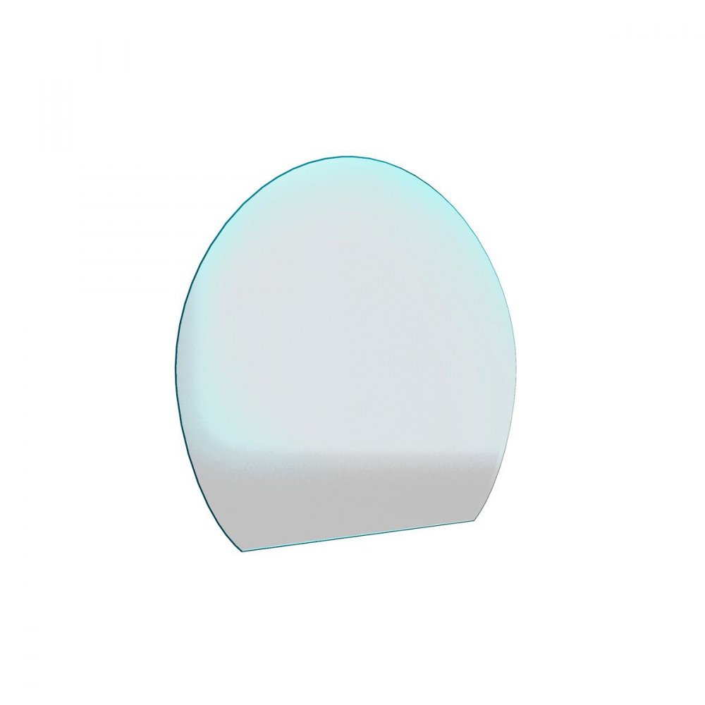 Sklo pod kamna - Kruh - zeď 1200x1050mm / 8mm